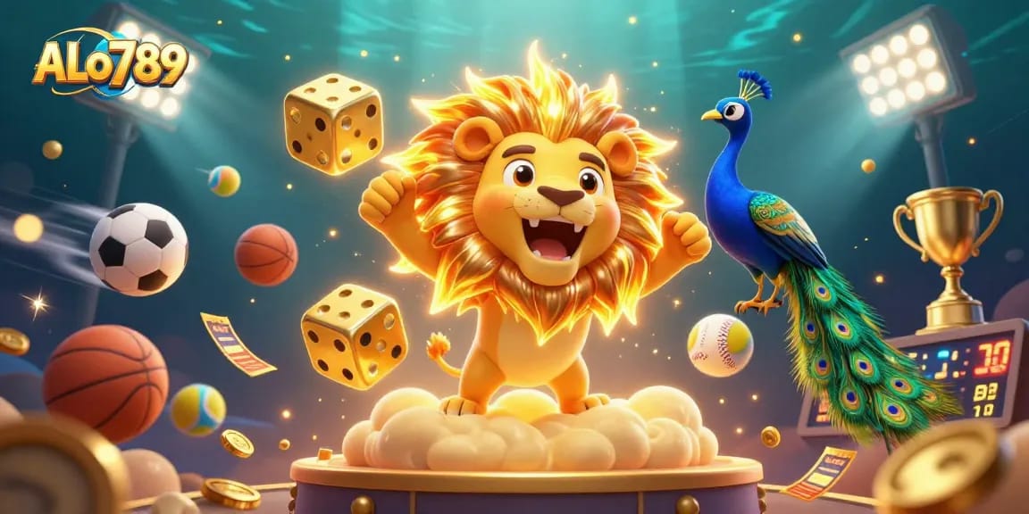 Place bets and experience thrilling ALo789 cockfighting action with vibrant characters and dynamic sports elements